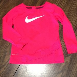 Pink Dri-fit sweatshirt